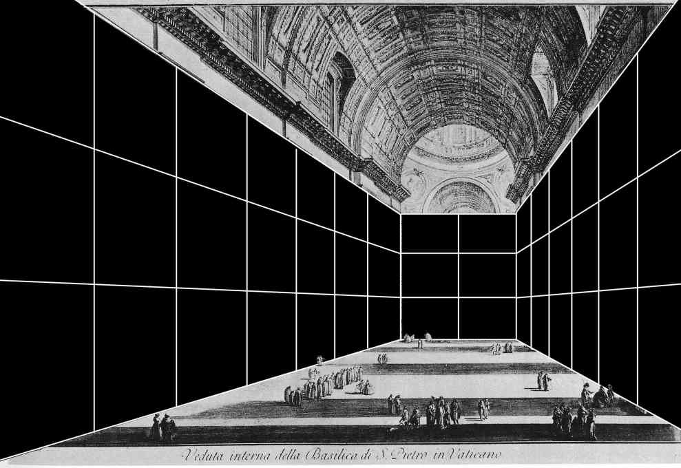&ldquo;Internal structure of St Peter's, Vatican&rdquo;.